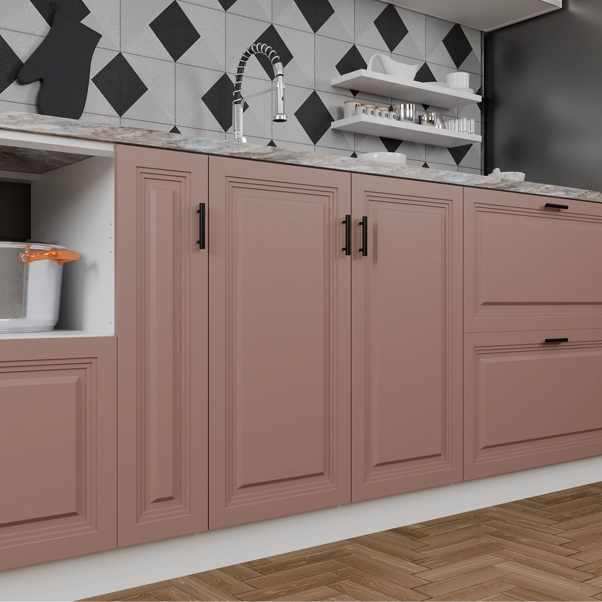 Кухонный фасад Оргей Брауни